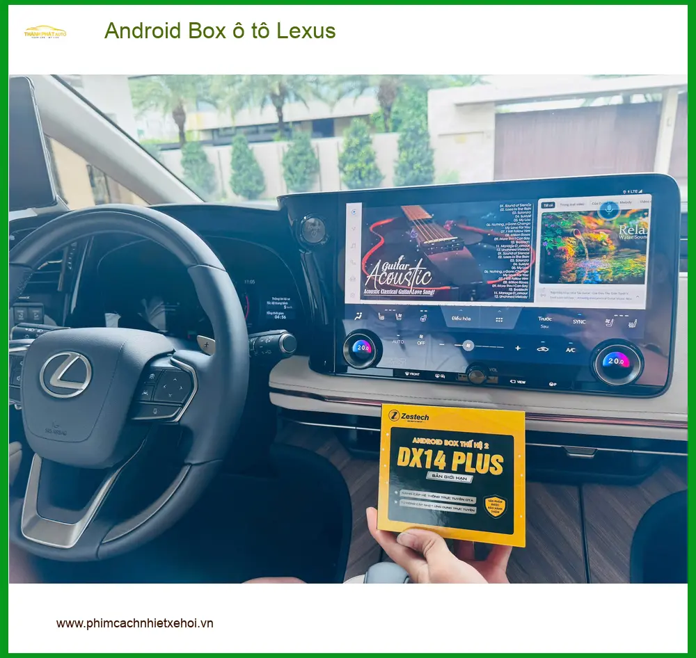 Anh Tú lắp Android Box ô tô Lexus GX460 tại Hóc Môn xem YouTube