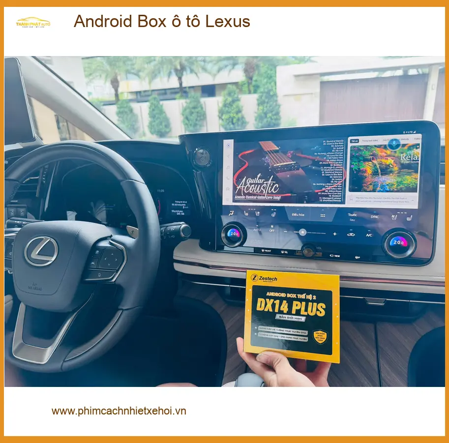 Anh Khang lắp Android Box Lexus RX350 ở Quận Bình Thạnh ảnh thực tế 2