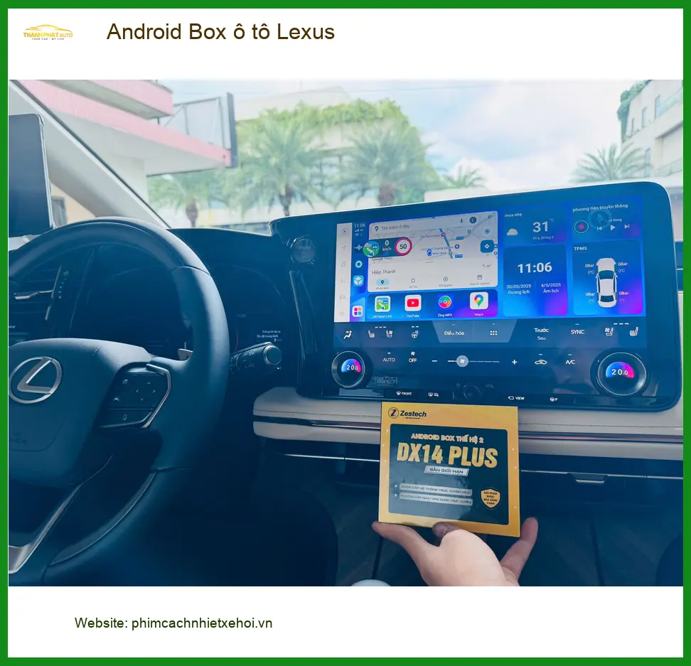 Anh Khang lắp Android Box Lexus RX350 ở Quận Bình Thạnh ảnh thực tế 3