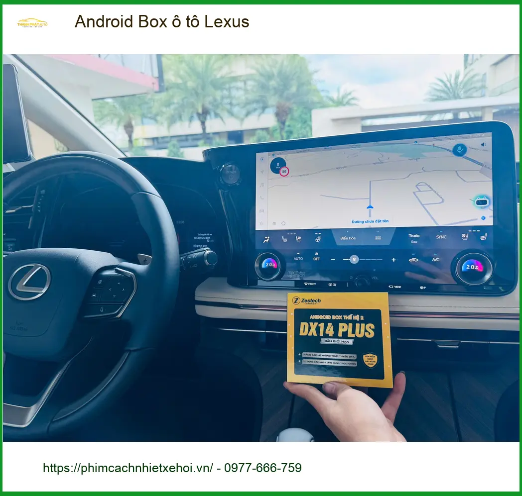 Anh Tú lắp Android Box ô tô Lexus GX460 tại Hóc Môn xem YouTube ảnh thực tế 4