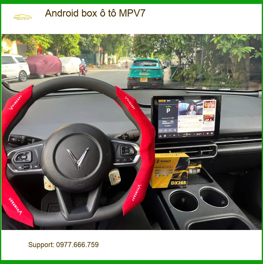 Anh Khải lắp Android box ô tô MPV7 cho Honda CR-V tại Củ Chi xem YouTube ảnh thực tế 2