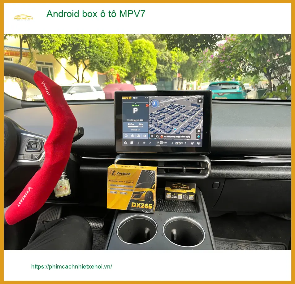 Anh Khải lắp Android box ô tô MPV7 cho Honda CR-V tại Củ Chi xem YouTube ảnh thực tế 5