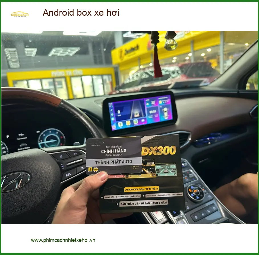 Anh Kiên lắp Android box xe hơi cho Hyundai Accent tại Quận 8 xem YouTube tiện lợi ảnh thực tế 3