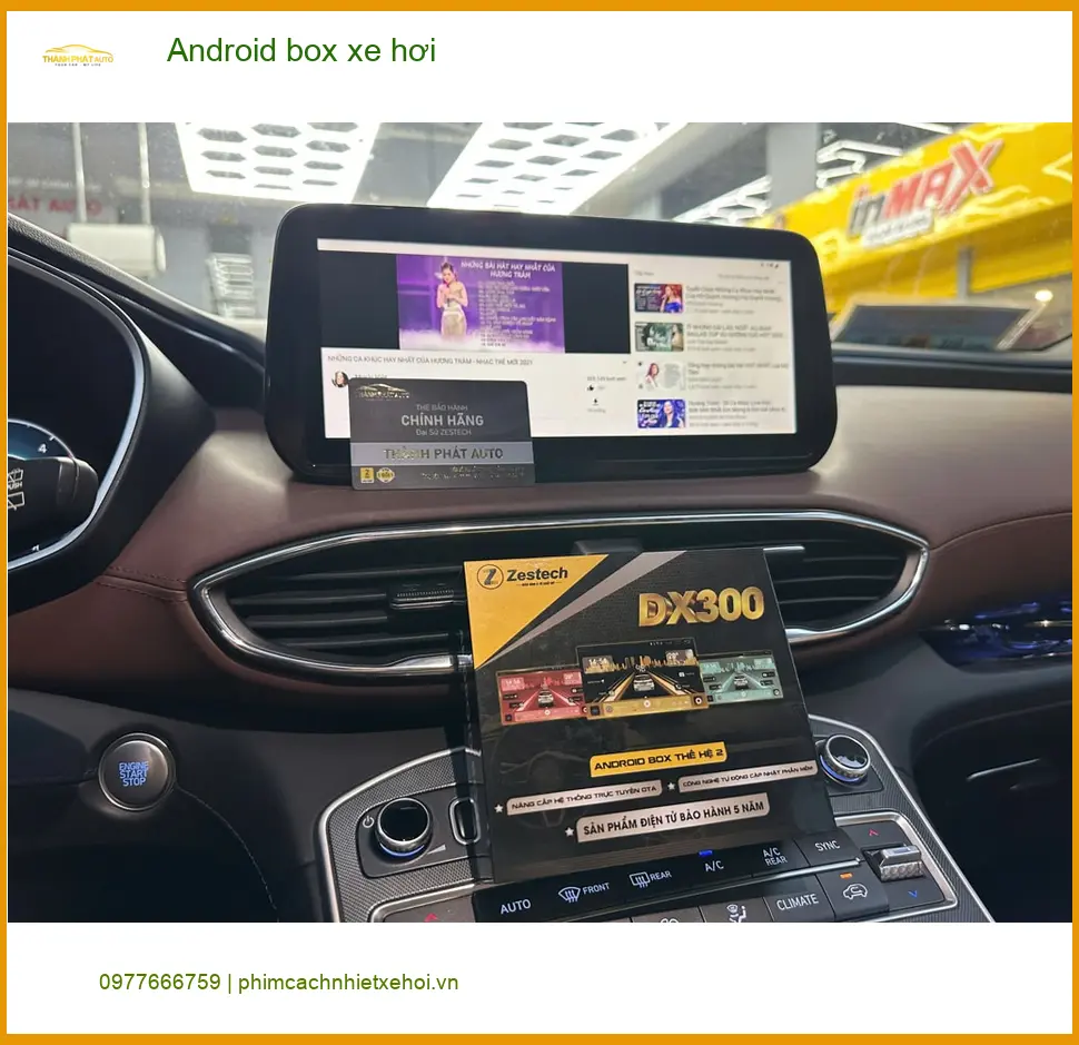 Anh Kiên lắp Android box xe hơi cho Hyundai Accent tại Quận 8 xem YouTube tiện lợi ảnh thực tế 4