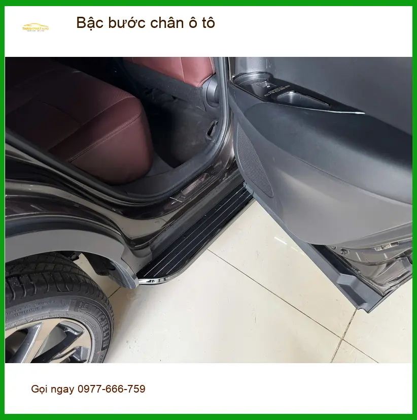 Anh Dũng lắp bậc bước chân ô tô Toyota Fortuner tại Củ Chi cho gia đình dễ lên xuống ảnh thực tế 2