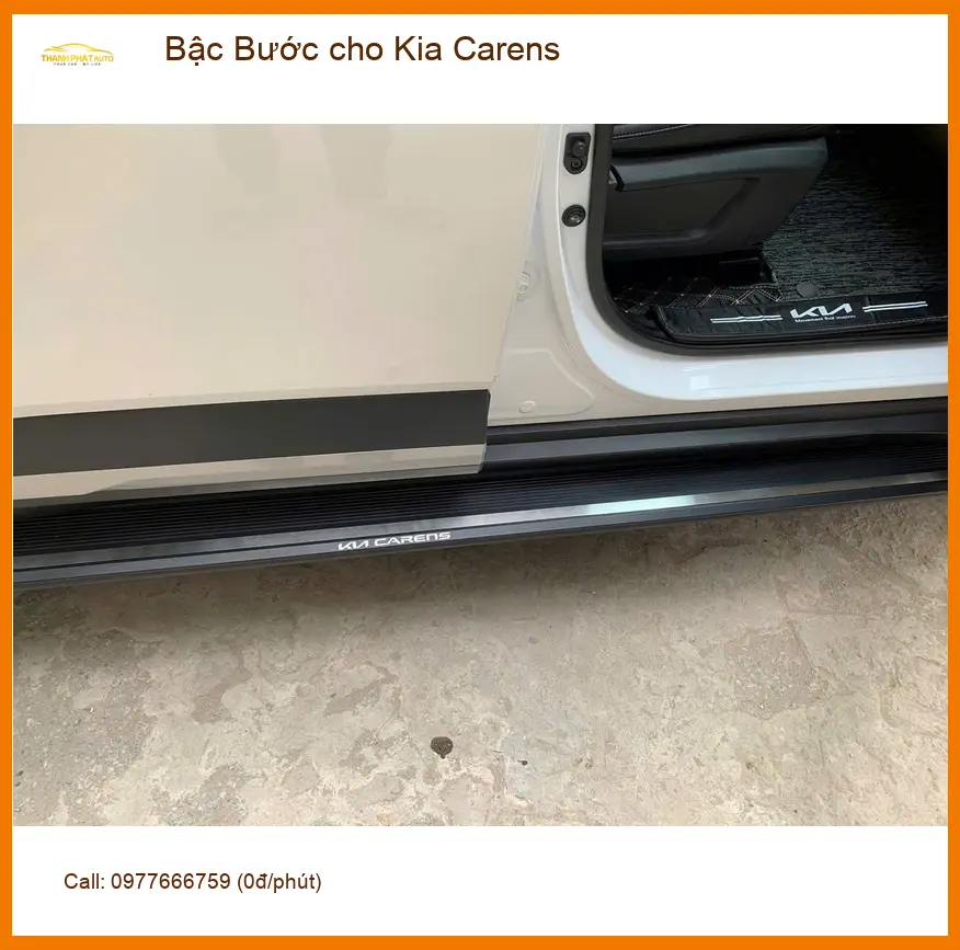 Anh Minh lắp Bậc Bước cho Kia Carens ở Bình Thạnh, lên xuống xe an toàn ảnh thực tế 4