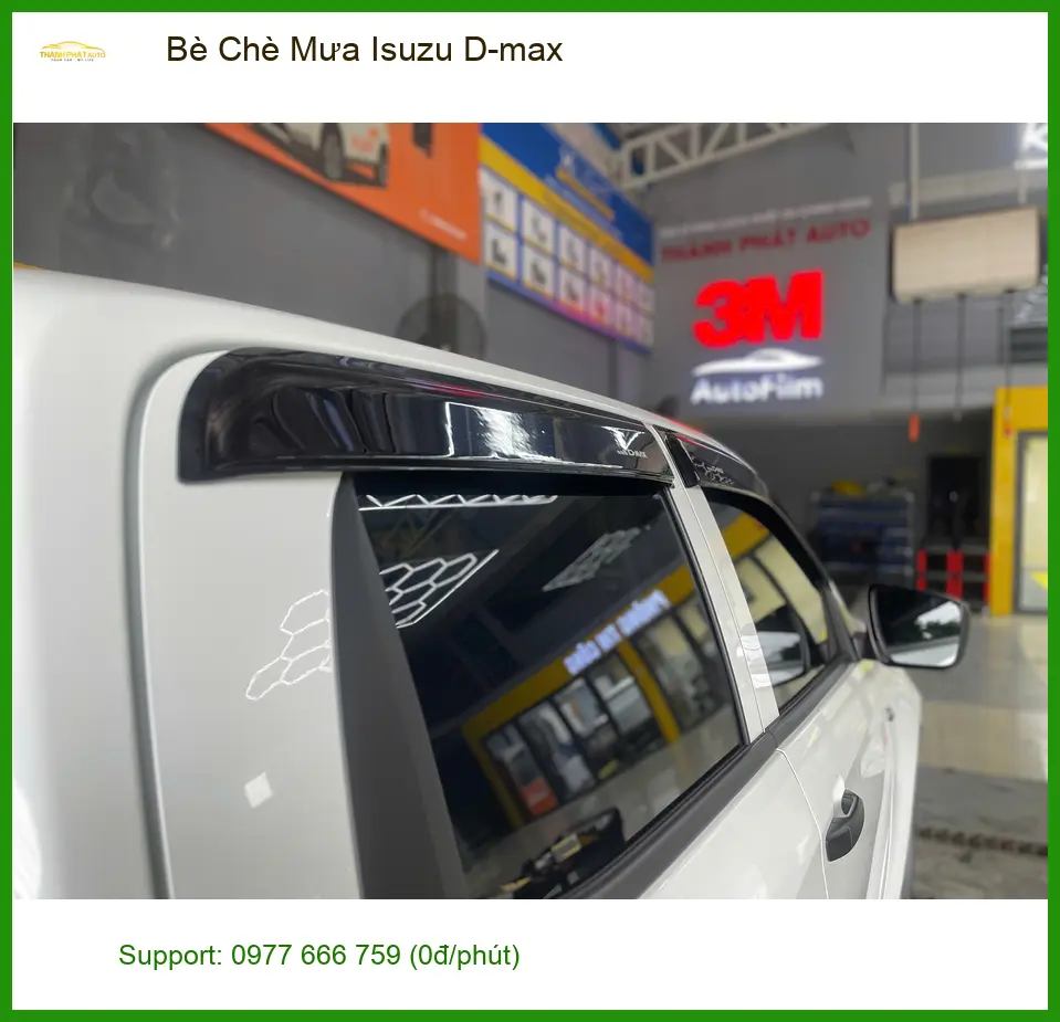 Anh Minh lắp Bè Chè Mưa Isuzu D-max Quận 12 uy tín, giá tốt