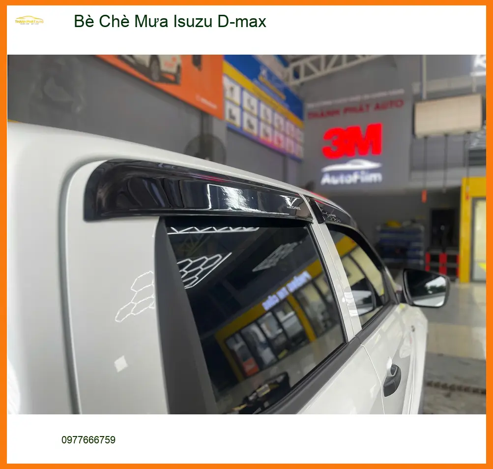 Anh Lâm lắp Bè Chè Mưa Isuzu D-max Quận 2 chính hãng, giá tốt ảnh thực tế 2