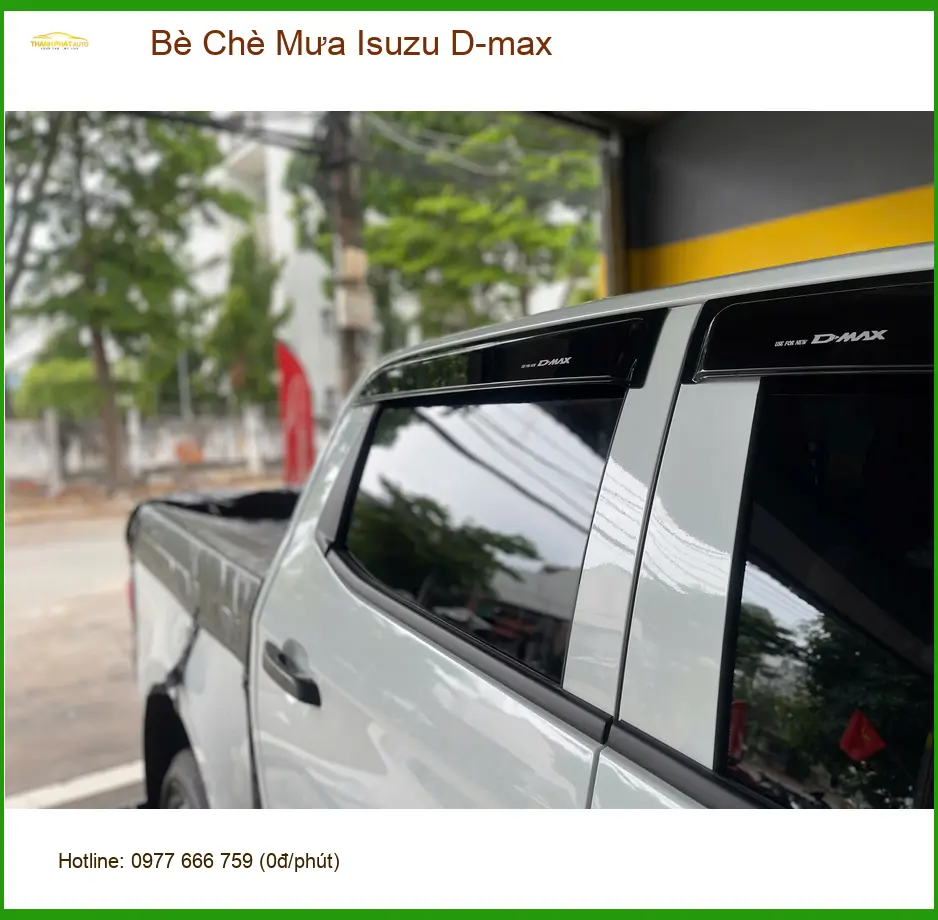 Anh Lâm lắp Bè Chè Mưa Isuzu D-max Quận 2 chính hãng, giá tốt ảnh thực tế 3