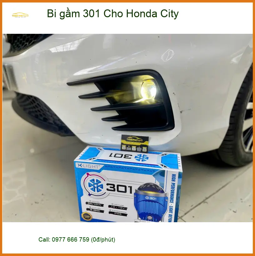 Anh Bảo độ Bi gầm 301 cho Honda City tại Thủ Đức để lái xe an toàn hơn ảnh thực tế 2