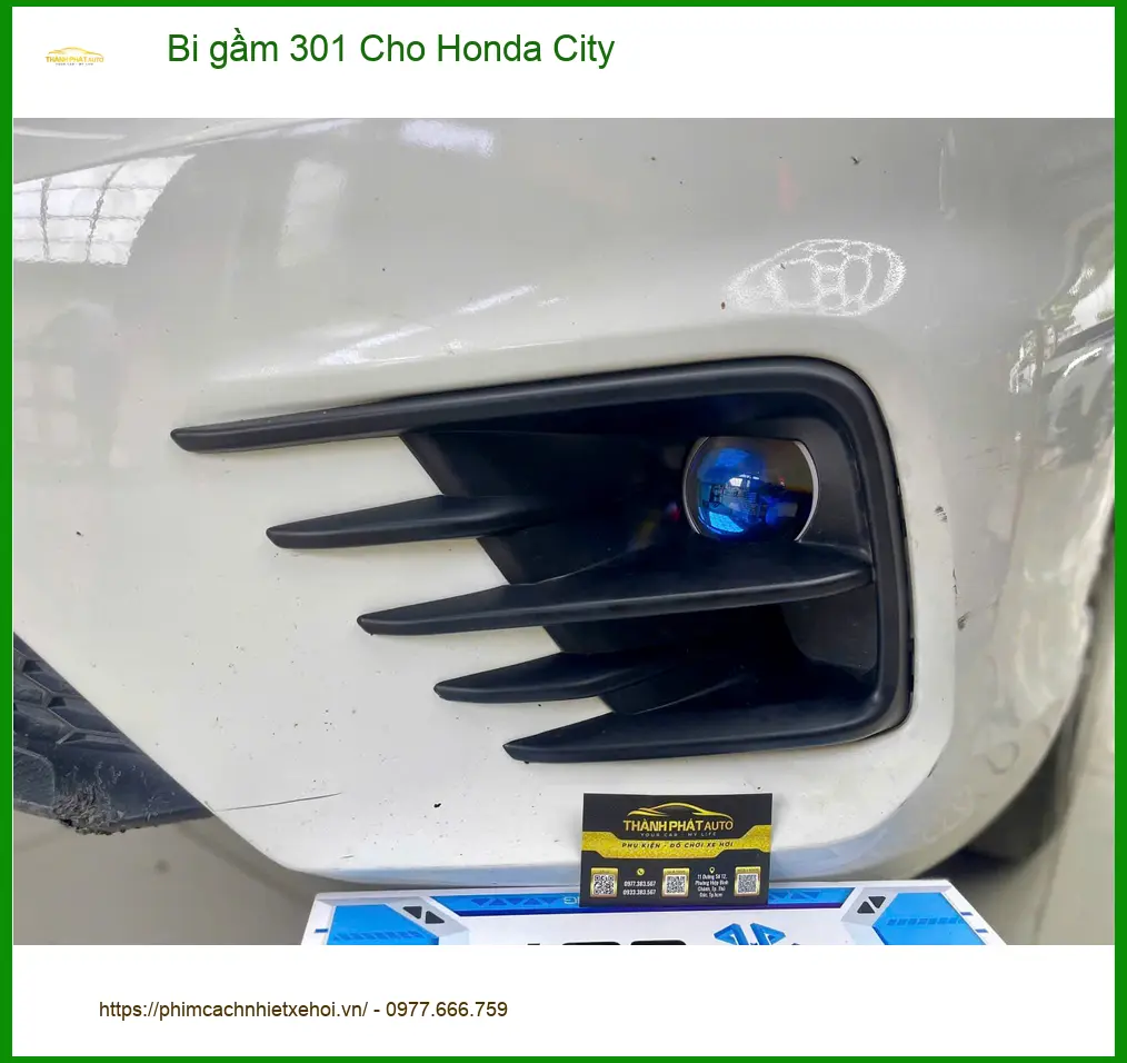 Anh Nam lắp bi gầm 301 cho Honda City tại Quận 1 vì đèn zin quá yếu ảnh thực tế 3