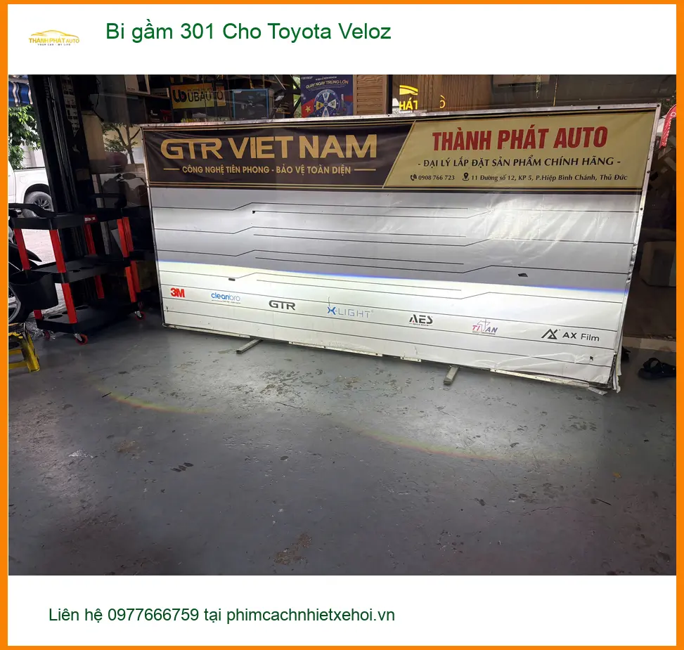 Anh Tùng nâng cấp Bi gầm 301 Cho Toyota Veloz tại Quận Bình Thạnh để đi đêm an toàn hơn