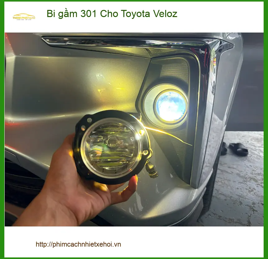 Anh Tùng nâng cấp Bi gầm 301 Cho Toyota Veloz tại Quận Bình Thạnh để đi đêm an toàn hơn ảnh thực tế 3
