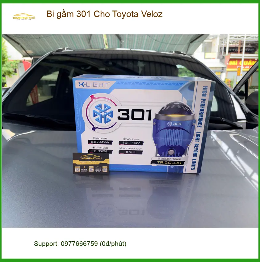 Anh Tùng nâng cấp Bi gầm 301 Cho Toyota Veloz tại Quận Bình Thạnh để đi đêm an toàn hơn ảnh thực tế 4