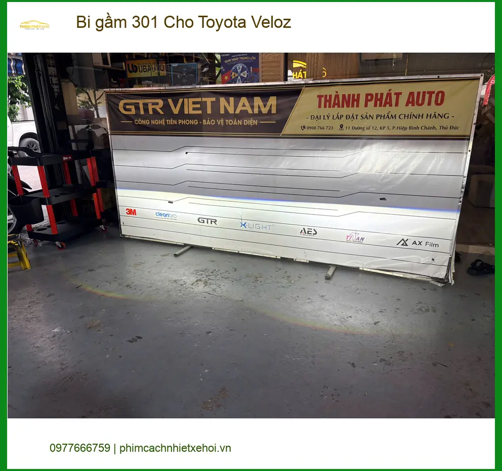Anh Kiên lắp bi gầm 301 cho Toyota Veloz tại Quận 9 để cải thiện tầm nhìn ban đêm ảnh thực tế 2