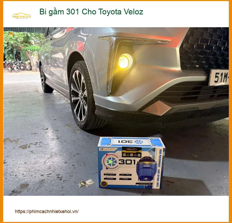 Anh Khải độ bi gầm 301 cho Toyota Veloz ở Phú Nhuận để lái xe an toàn hơn ảnh thực tế 3