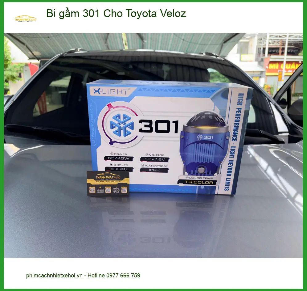Anh Khải độ bi gầm 301 cho Toyota Veloz ở Phú Nhuận để lái xe an toàn hơn ảnh thực tế 4