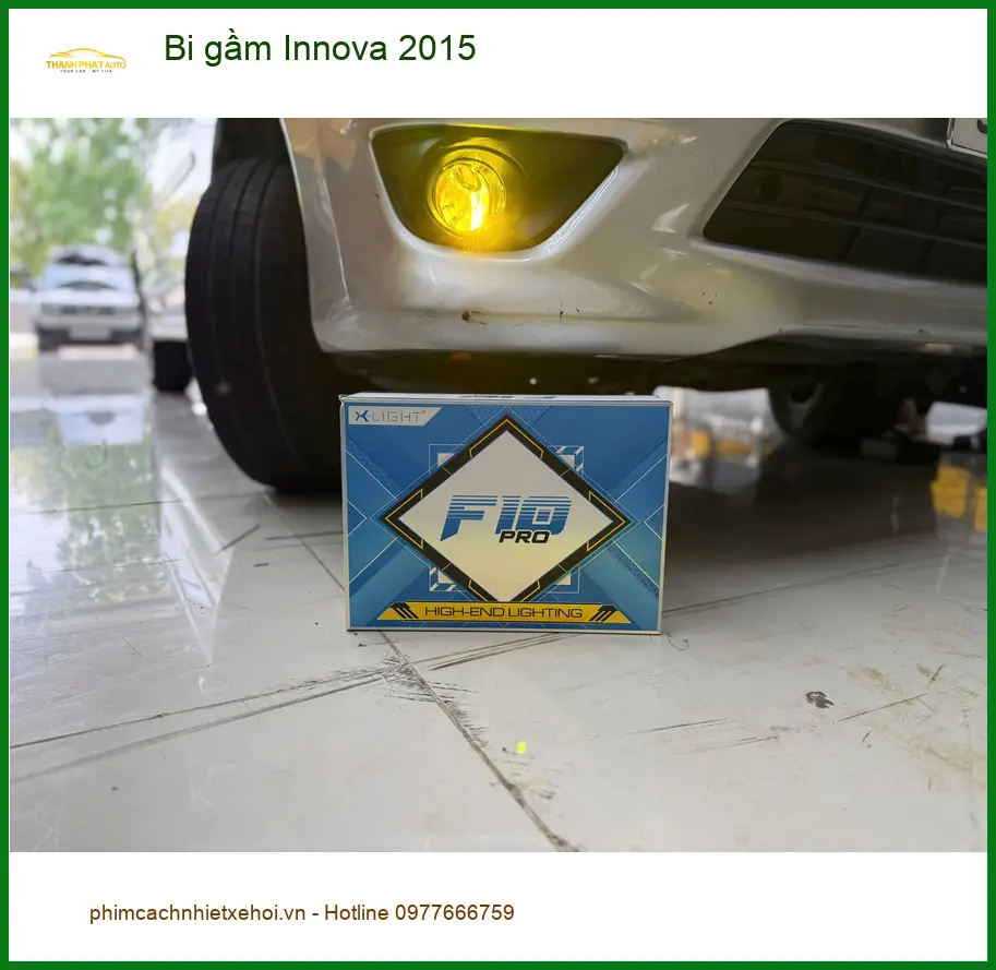 Chú Long lắp bi gầm Innova 2015 tại Hóc Môn để lái xe an toàn hơn vào ban đêm ảnh thực tế 2