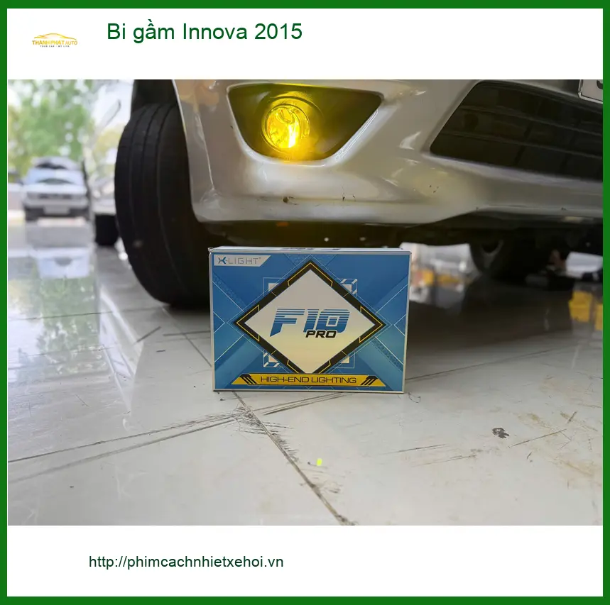 Anh Lộc lắp bi gầm Innova 2015 tại Quận 9 vì đèn zin không đủ sáng đi đêm