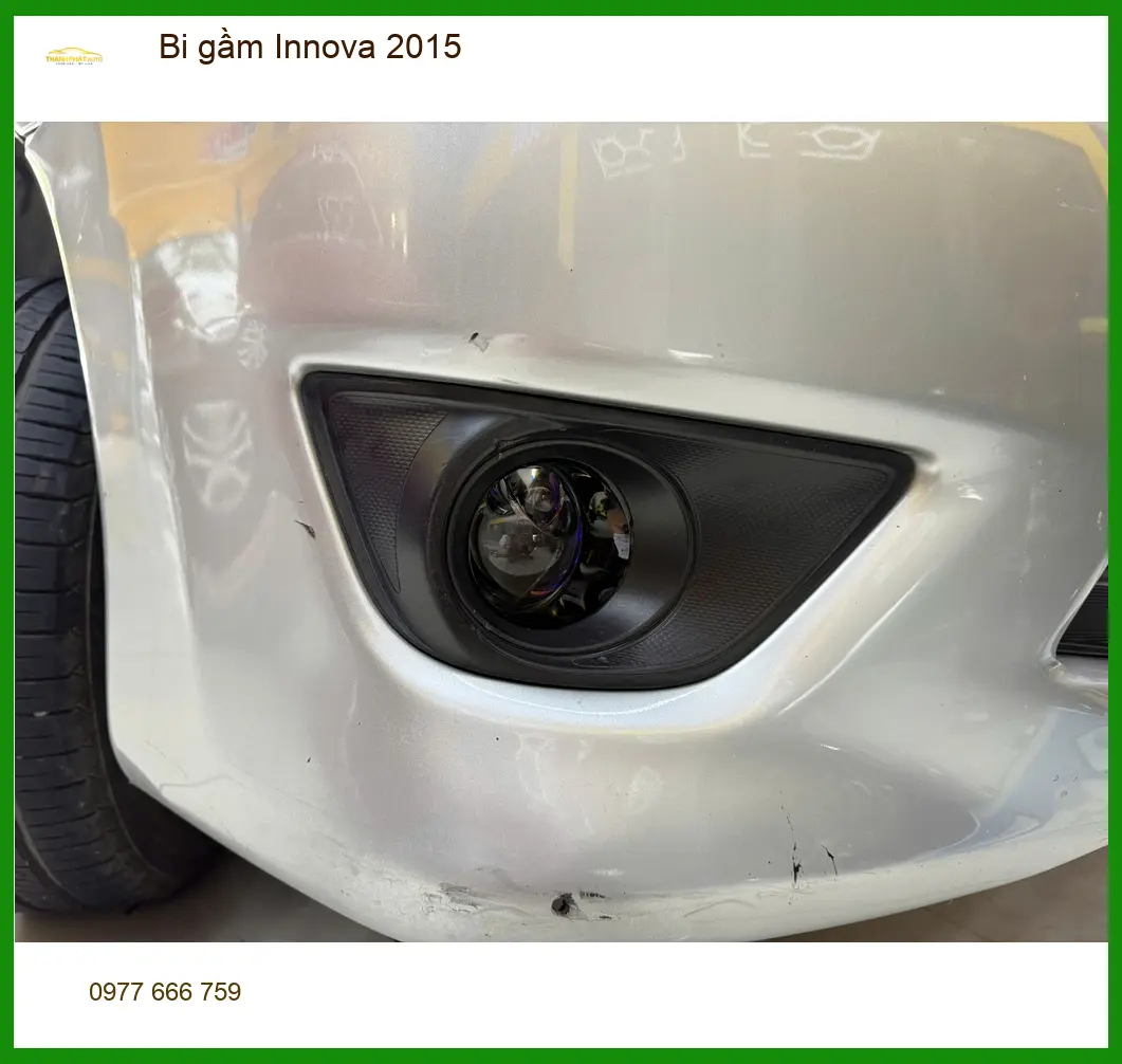 Anh Khải độ bi gầm Innova 2015 tại Quận 10 vì đèn zin quá yếu khi trời tối ảnh thực tế 4