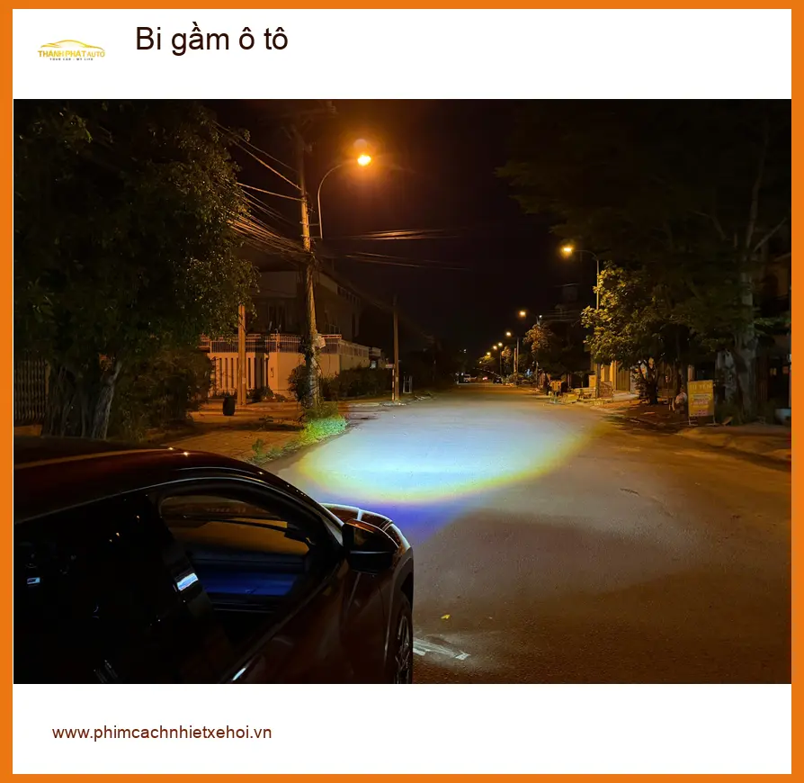 Anh Sơn độ bi gầm ô tô Toyota Vios tại Quận 3 để cải thiện tầm nhìn khi lái đêm ảnh thực tế 3
