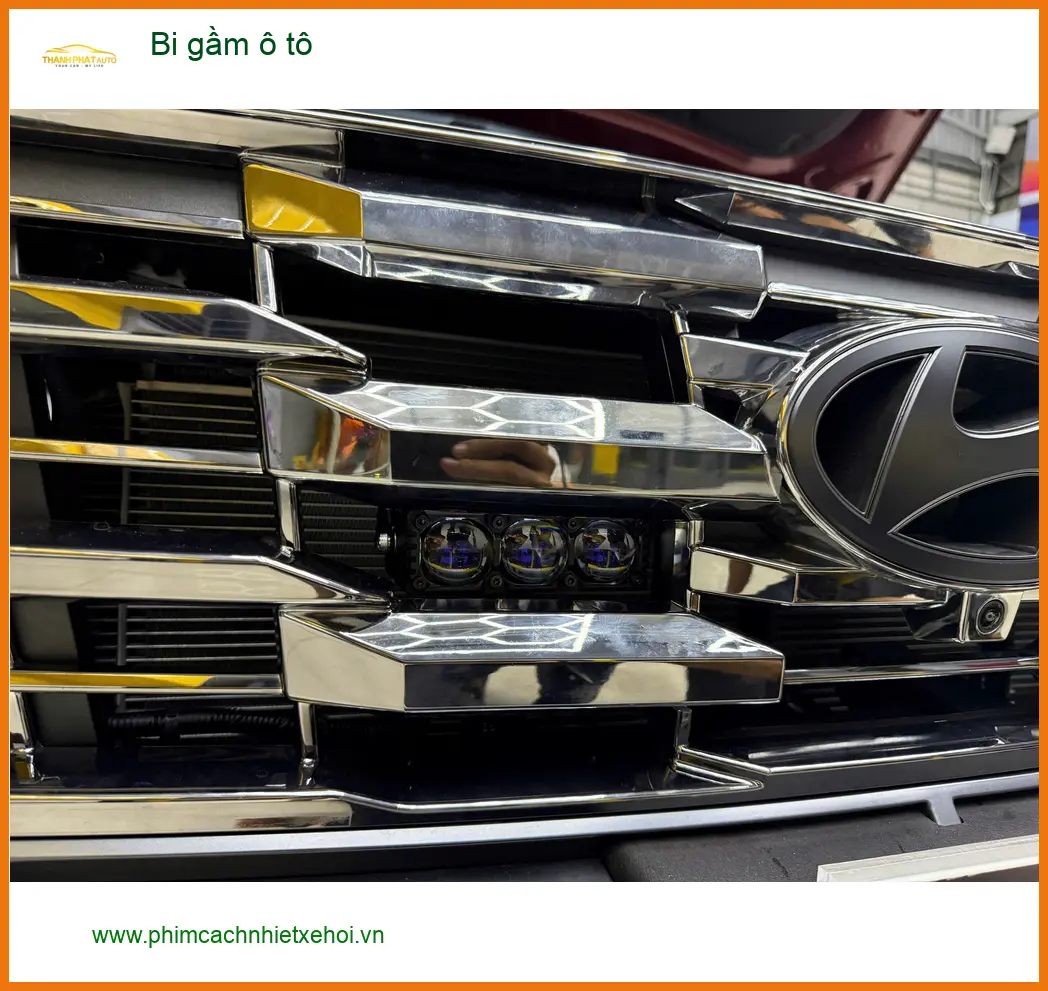Anh Sơn độ bi gầm ô tô Toyota Vios tại Quận 3 để cải thiện tầm nhìn khi lái đêm ảnh thực tế 4