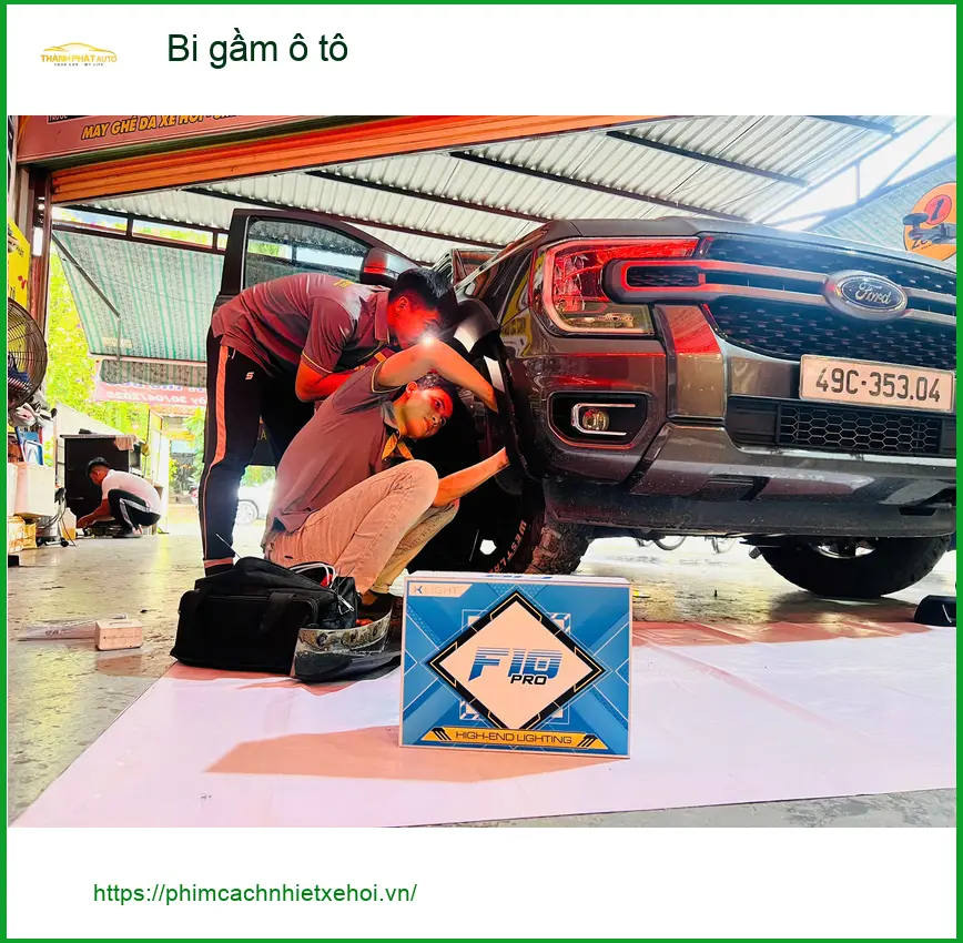 Anh Huy nâng cấp bi gầm ô tô cho Honda CRV tại Cần Giờ đi đường tối ảnh thực tế 5