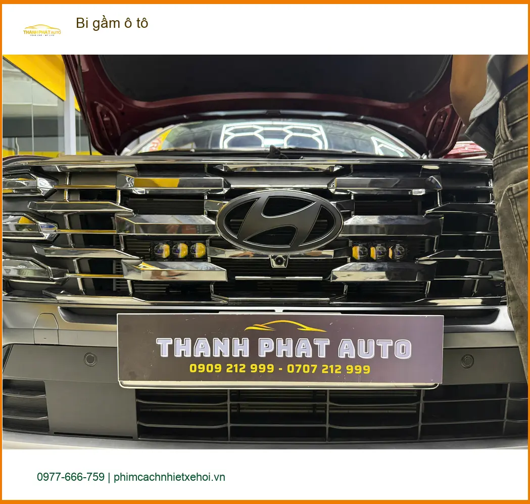 Anh Khang độ bi gầm ô tô cho Mitsubishi Xpander tại Quận 6 để cải thiện tầm nhìn ban đêm