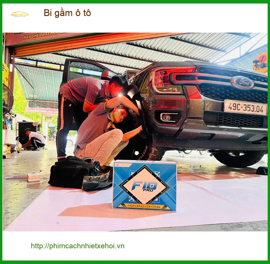 Anh Quang Minh độ bi gầm ô tô Hyundai Accent tại Quận Bình Chánh để tăng sáng ảnh thực tế 3