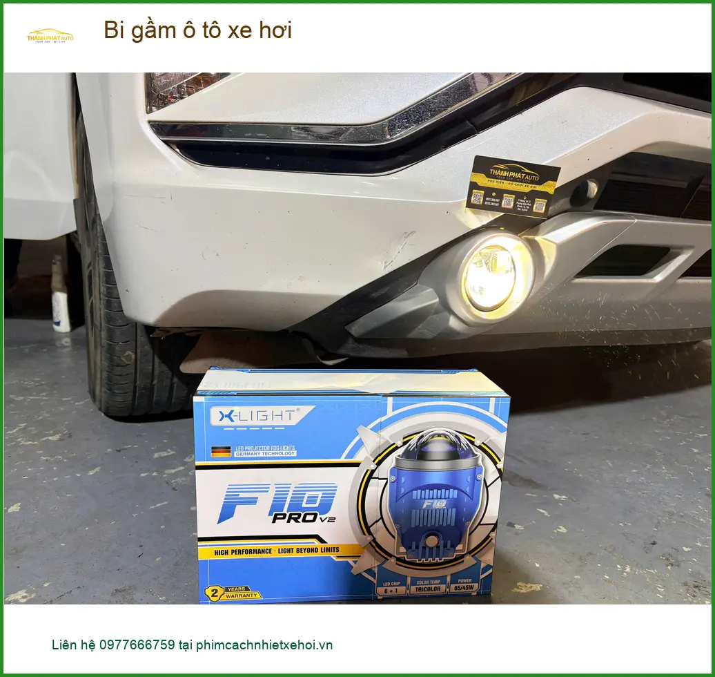 Anh Quý độ bi gầm ô tô Mazda 3 tại Quận Phú Nhuận cần ánh sáng tốt hơn khi di chuyển xa