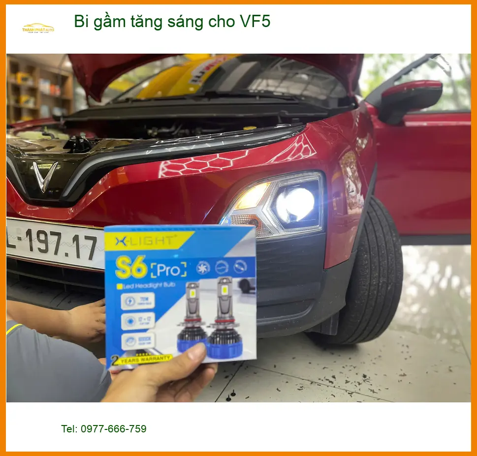 Chị Thảo độ bi gầm tăng sáng VinFast VF5 ở Cần Giờ đi đêm an toàn ảnh thực tế 2