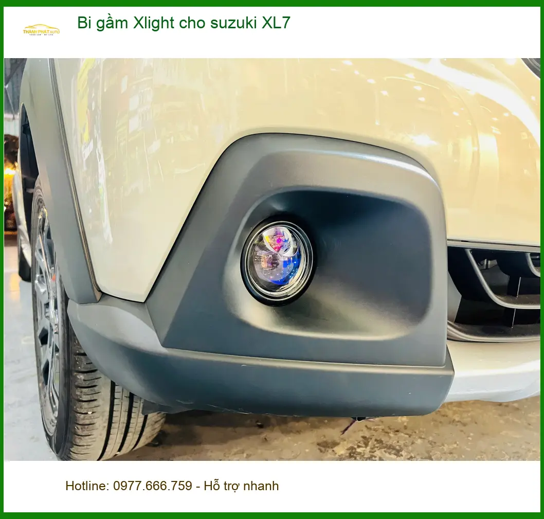 Anh Dũng lắp bi gầm Xlight cho Suzuki XL7 Quận 2 vì đèn zin yếu