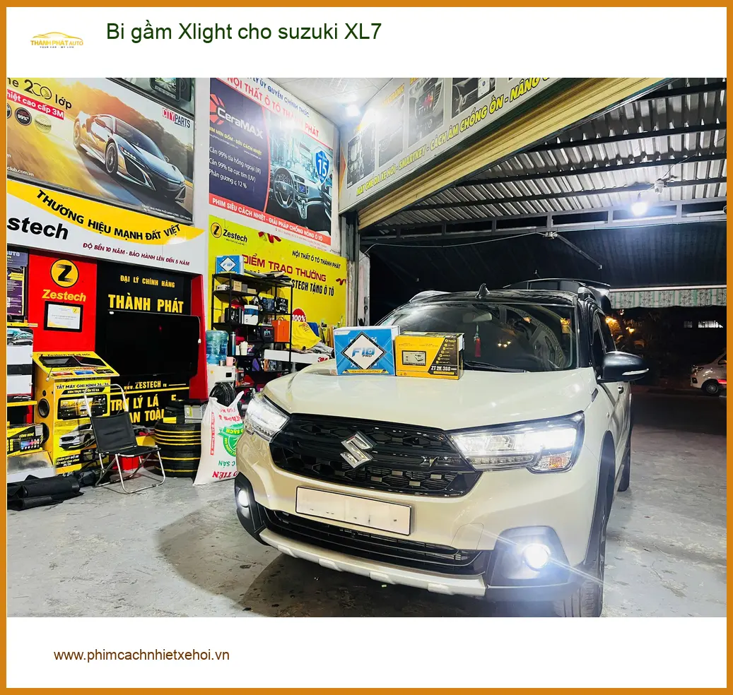 Anh Huy lắp bi gầm Xlight cho Suzuki XL7 Quận 6 vì thường xuyên đi công tác đêm ảnh thực tế 3