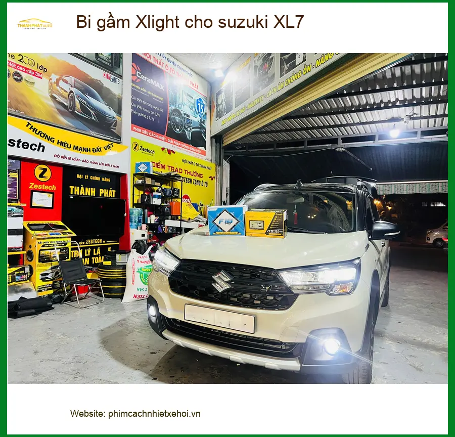 Anh Khải độ bi gầm Xlight cho Suzuki XL7 Quận 4 để cải thiện tầm nhìn khi đi đêm
