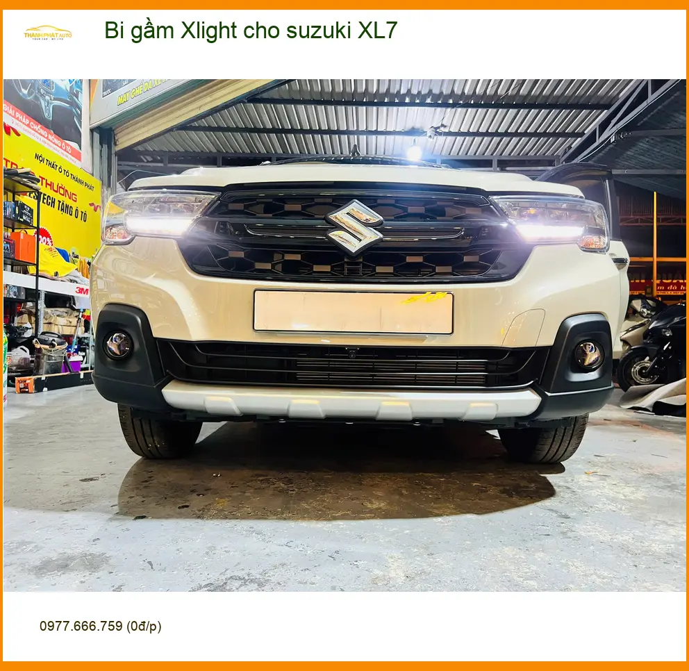 Anh Khải độ bi gầm Xlight cho Suzuki XL7 Quận 4 để cải thiện tầm nhìn khi đi đêm ảnh thực tế 2