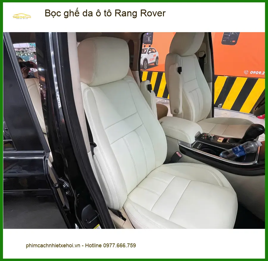 Bác Đăng bọc ghế da ô tô Range Rover tại Quận Thủ Đức uy tín, chuyên nghiệp ảnh thực tế 5