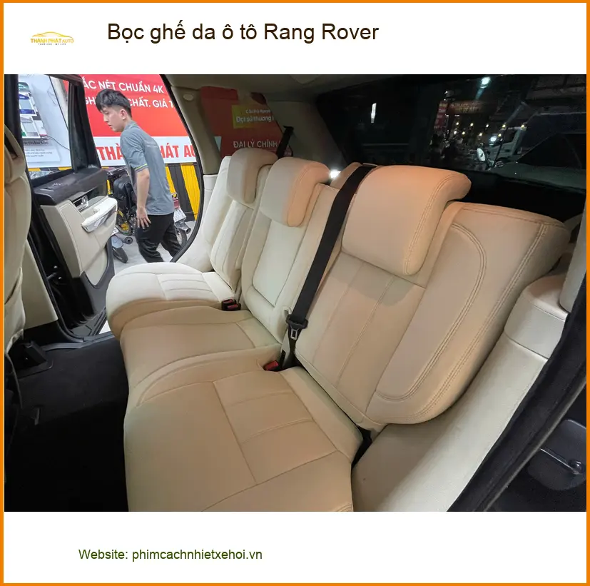 Dịch vụ Bọc ghế da ô tô Range Rover Velar Quận 12 - Chị Thảo nâng cấp nội thất ảnh thực tế 2