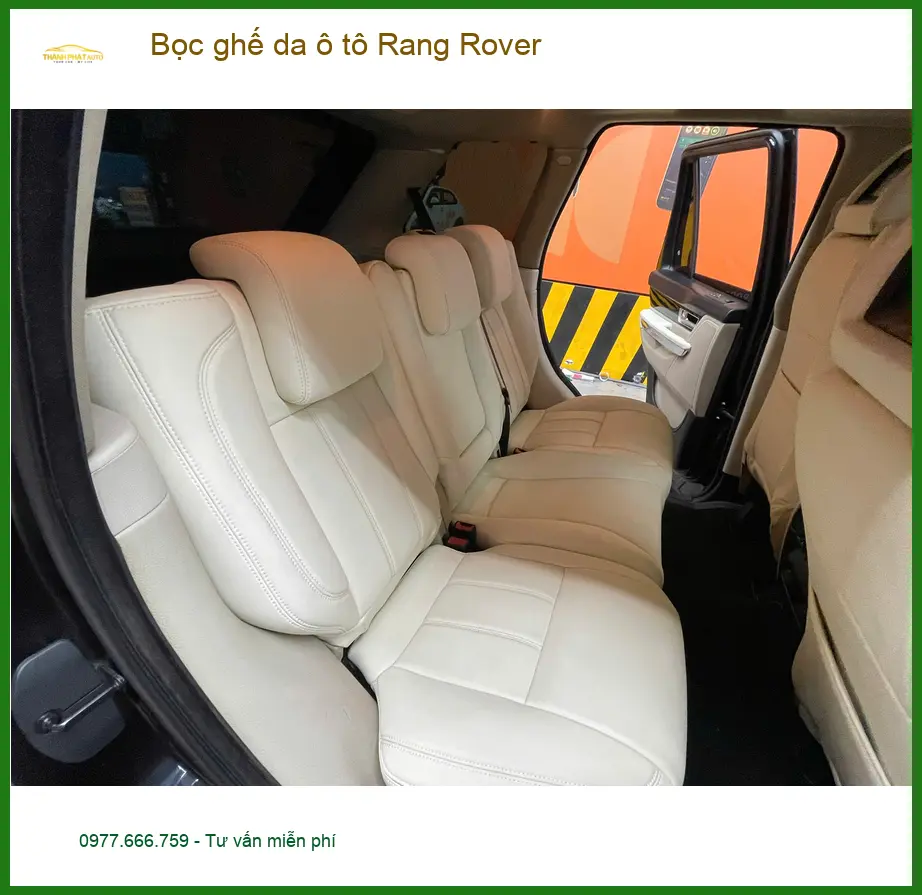 Dịch vụ Bọc ghế da ô tô Range Rover Velar Quận 12 - Chị Thảo nâng cấp nội thất ảnh thực tế 4