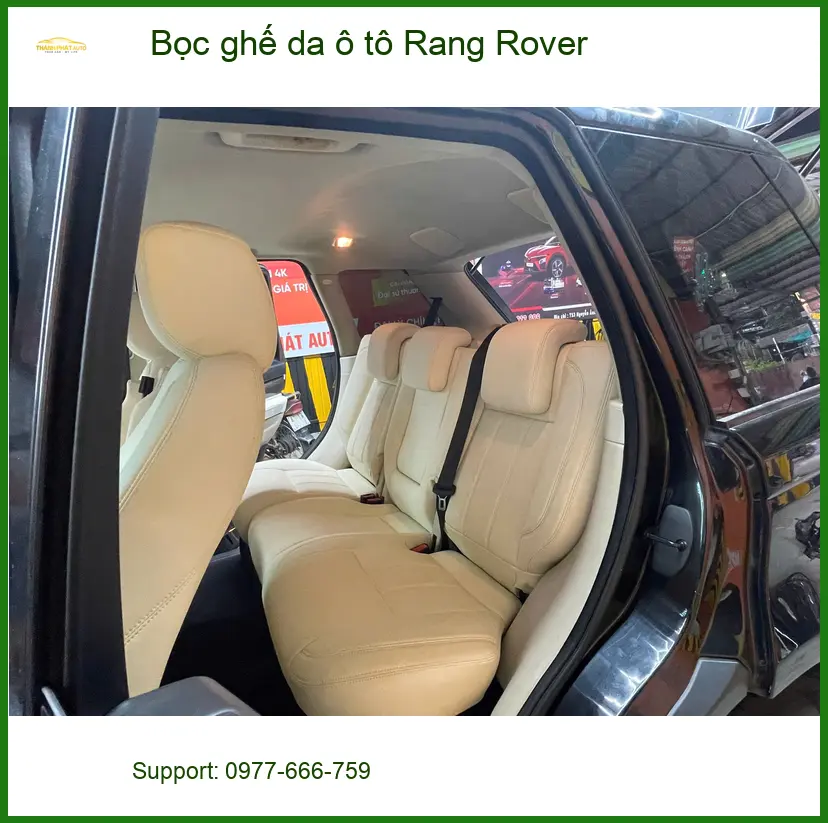 Anh Nam bọc ghế da Range Rover tại Củ Chi vì ghế nỉ cũ gây dị ứng da ảnh thực tế 2