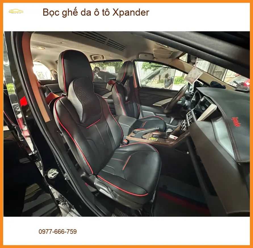 Anh Kiên bọc ghế da ô tô Xpander tại Quận 12 để làm mới nội thất ảnh thực tế 2