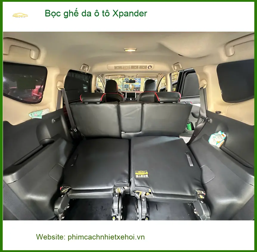 Chị Tuyết bọc ghế da ô tô Xpander tại Quận 3 để đổi mới không gian xe ảnh thực tế 2