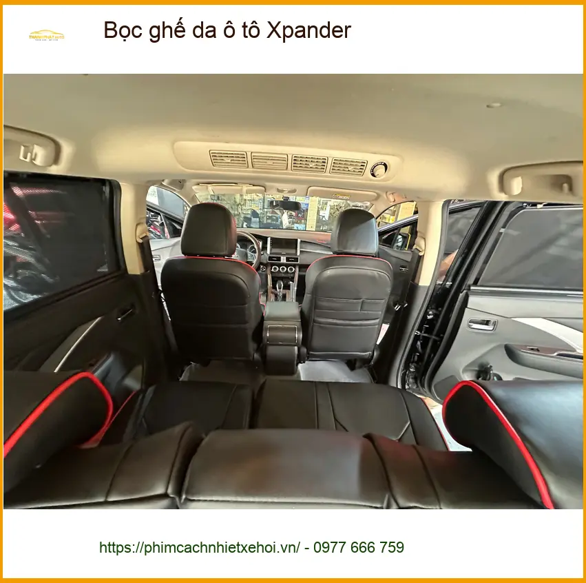 Chị Tuyết bọc ghế da ô tô Xpander tại Quận 3 để đổi mới không gian xe ảnh thực tế 4
