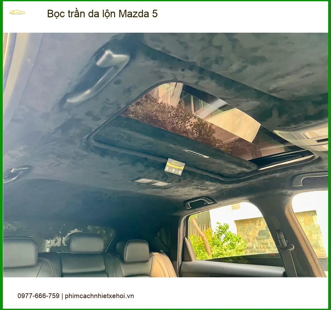 Anh Khải bọc trần da lộn Mazda 5 tại Quận Tân Bình muốn nâng tầm nội thất xe ảnh thực tế 3