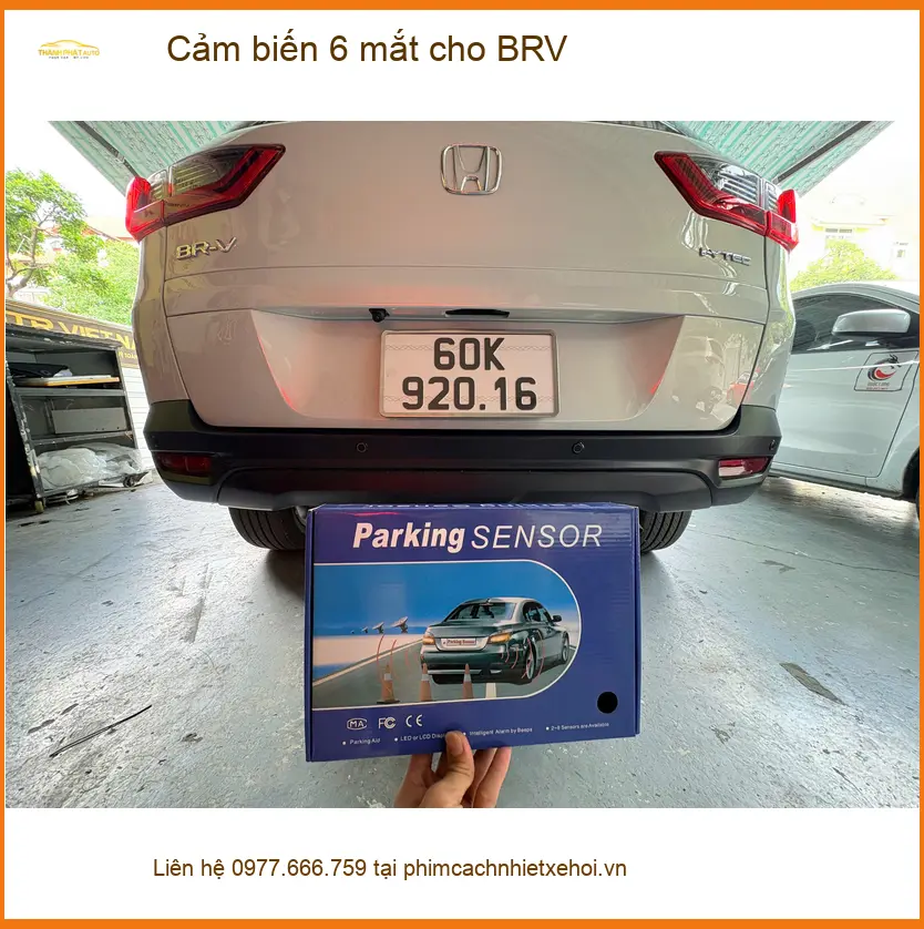 Anh Tùng lắp cảm biến 6 mắt cho BRV để lùi xe an toàn hơn tại Quận 12 ảnh thực tế 2