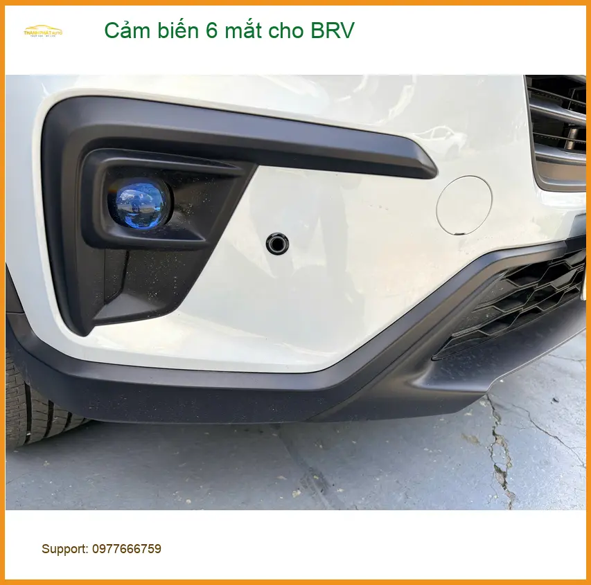 Anh Tùng lắp cảm biến 6 mắt cho BRV để lùi xe an toàn hơn tại Quận 12 ảnh thực tế 3