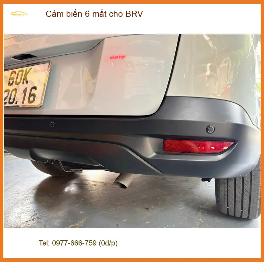 Anh Tùng lắp cảm biến 6 mắt cho BRV để lùi xe an toàn hơn tại Quận 12 ảnh thực tế 4