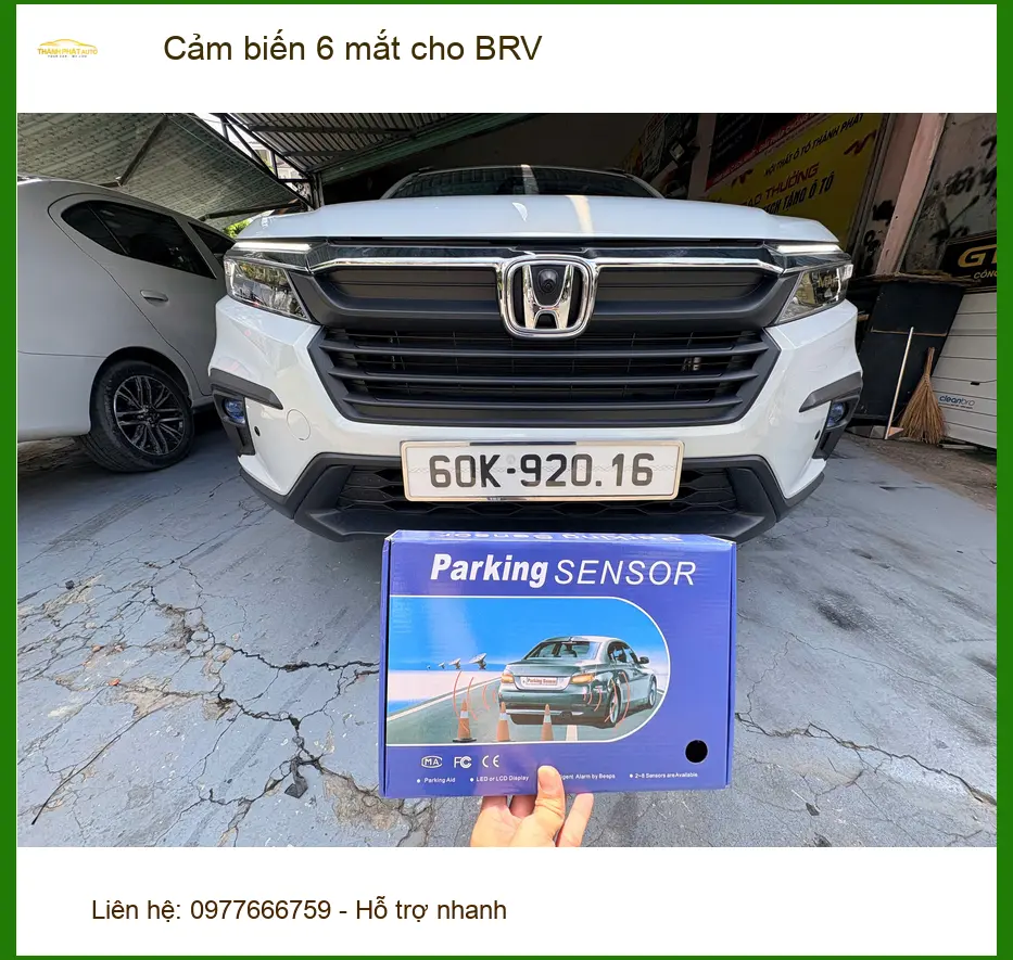 Anh Tùng lắp cảm biến 6 mắt cho BRV để lùi xe an toàn hơn tại Quận 12 ảnh thực tế 5