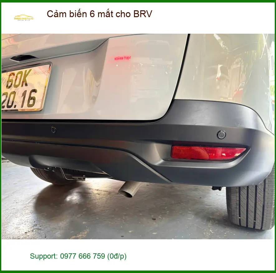Anh Tùng lắp cảm biến 6 mắt cho BRV tại Quận Bình Tân để đỗ xe an toàn hơn ảnh thực tế 4