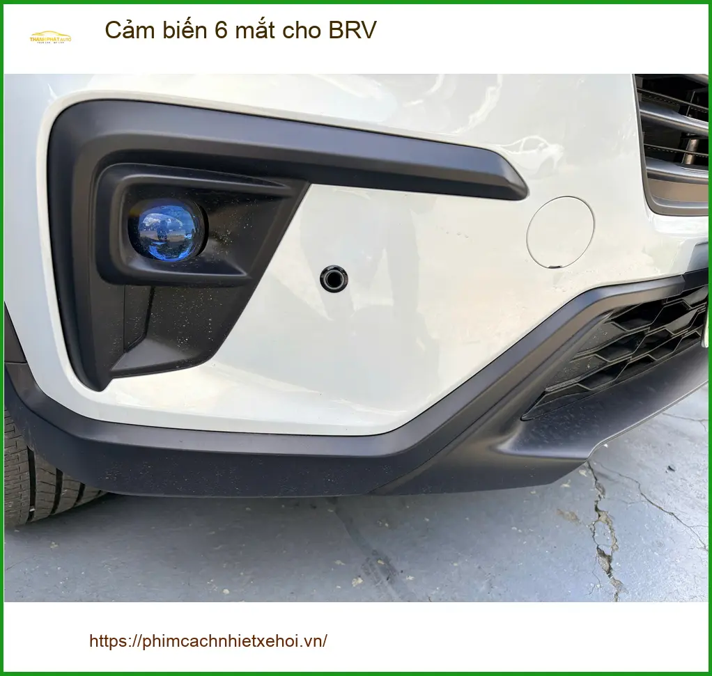 Chú Minh lắp cảm biến 6 mắt cho BRV vì lo ngại va chạm khi lùi xe ở Quận 11 ảnh thực tế 2