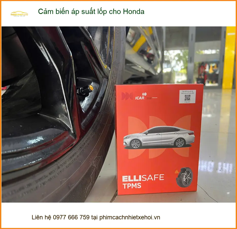 Anh Duy lắp cảm biến áp suất lốp Honda CR-V Quận 12 an toàn, chính hãng